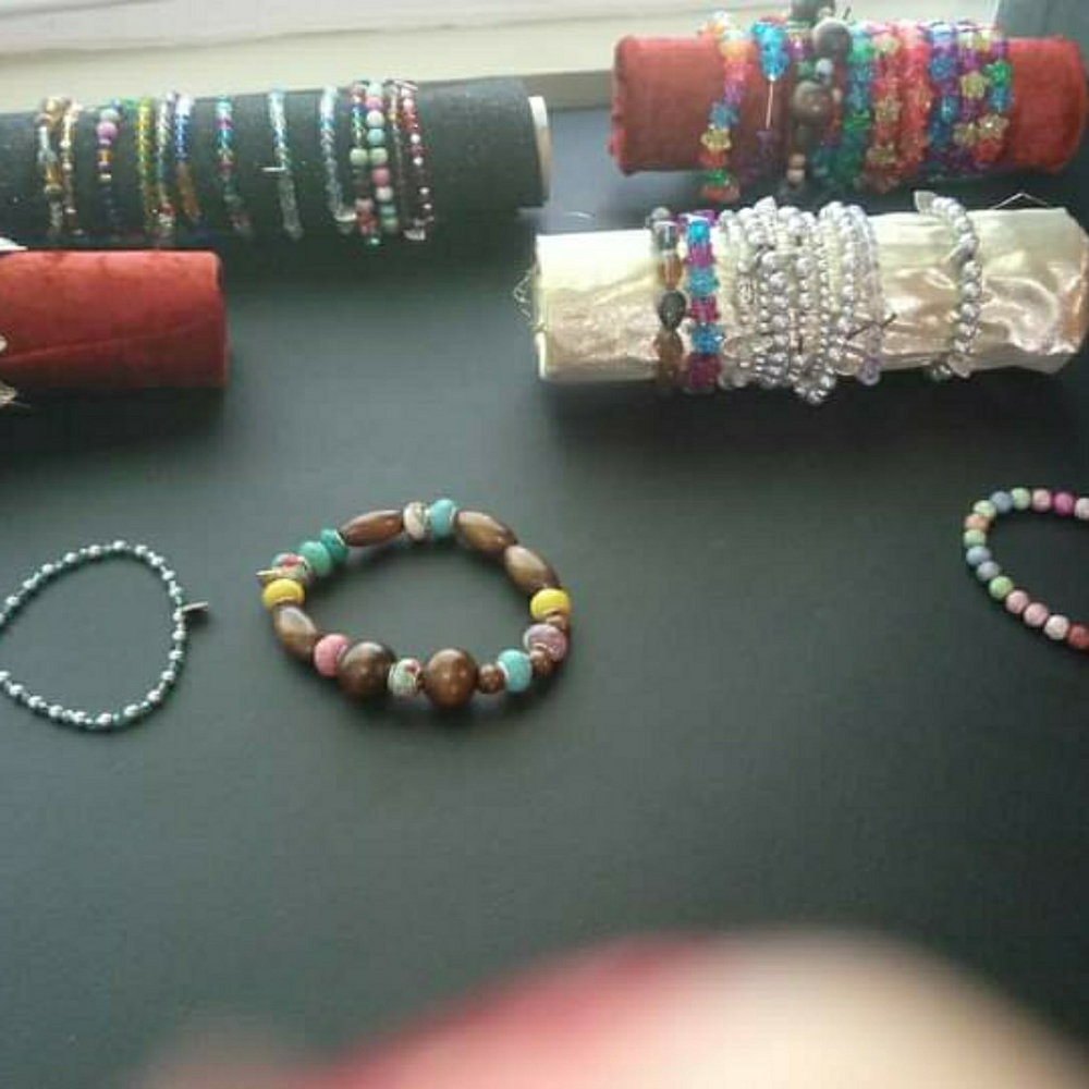 There is there are bracelets there are places I ca